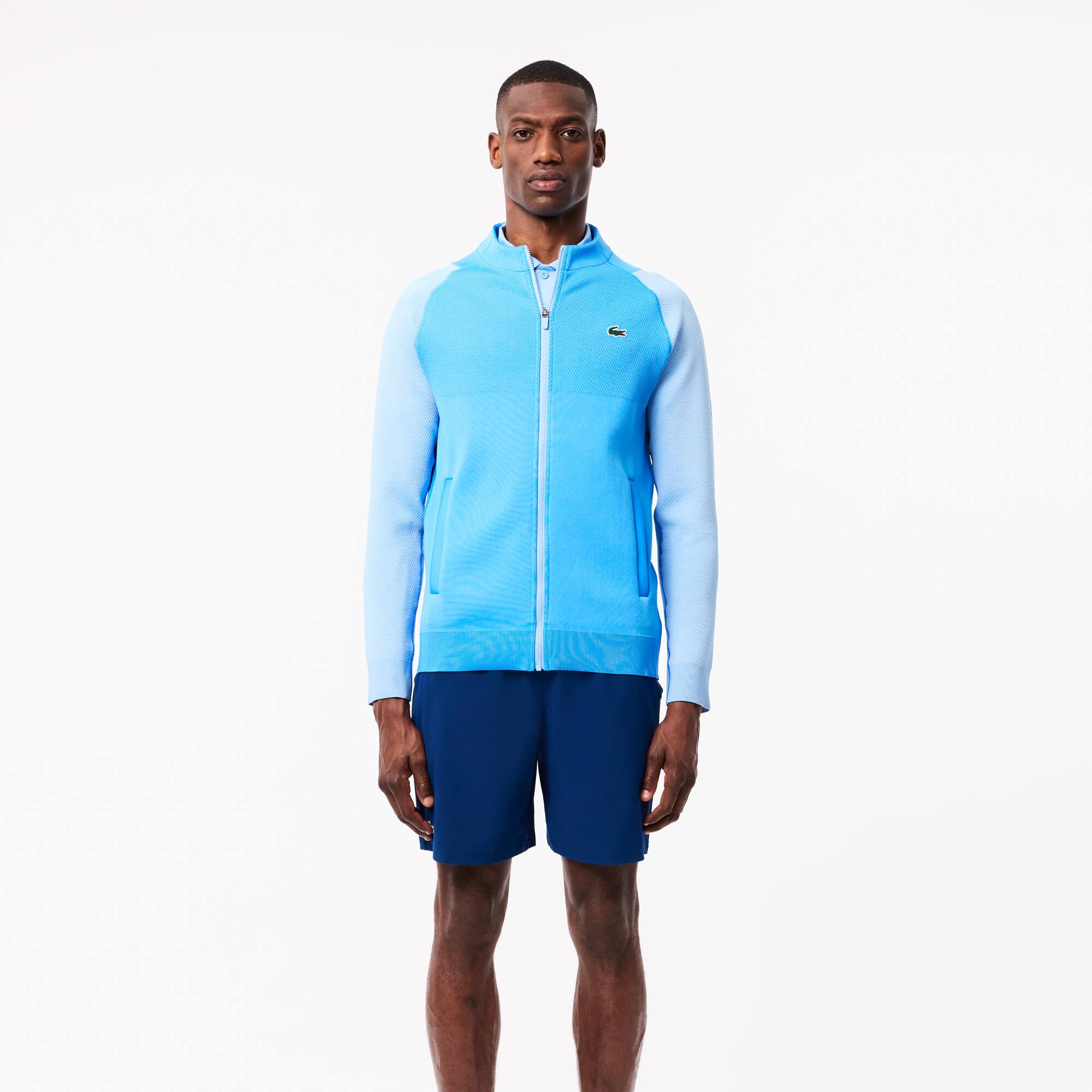 Men's Lacoste Tennis x Novak Djokovic Zip-Up Jacket