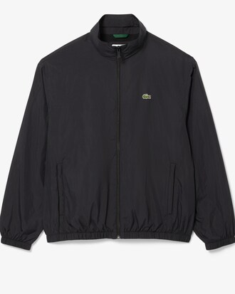 Water-Repellent Hooded Track Jacket