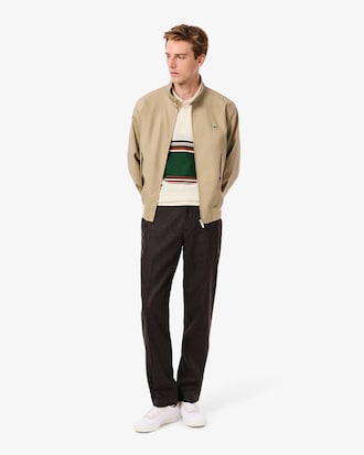 French Made Classic Fit Striped Polo Shirt