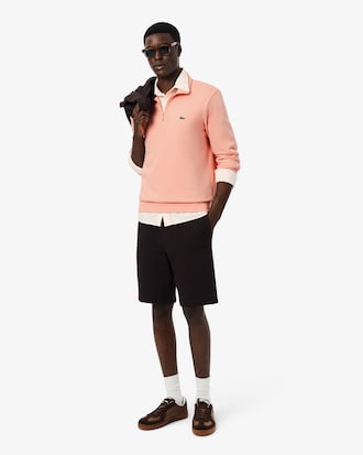 High Neck Zipped Fleece Sweatshirt