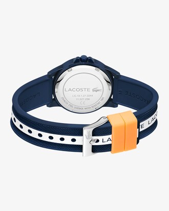 Rider 3 Hands Watch - Blue With Silicone Strap
