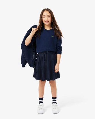 Pleated Jersey Skirt