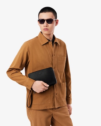 Chantaco Piqué Leather Zipped Pouch