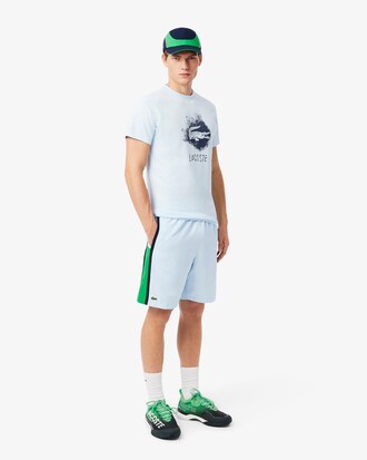Lightweight Colour-Block Stripe Tennis Shorts