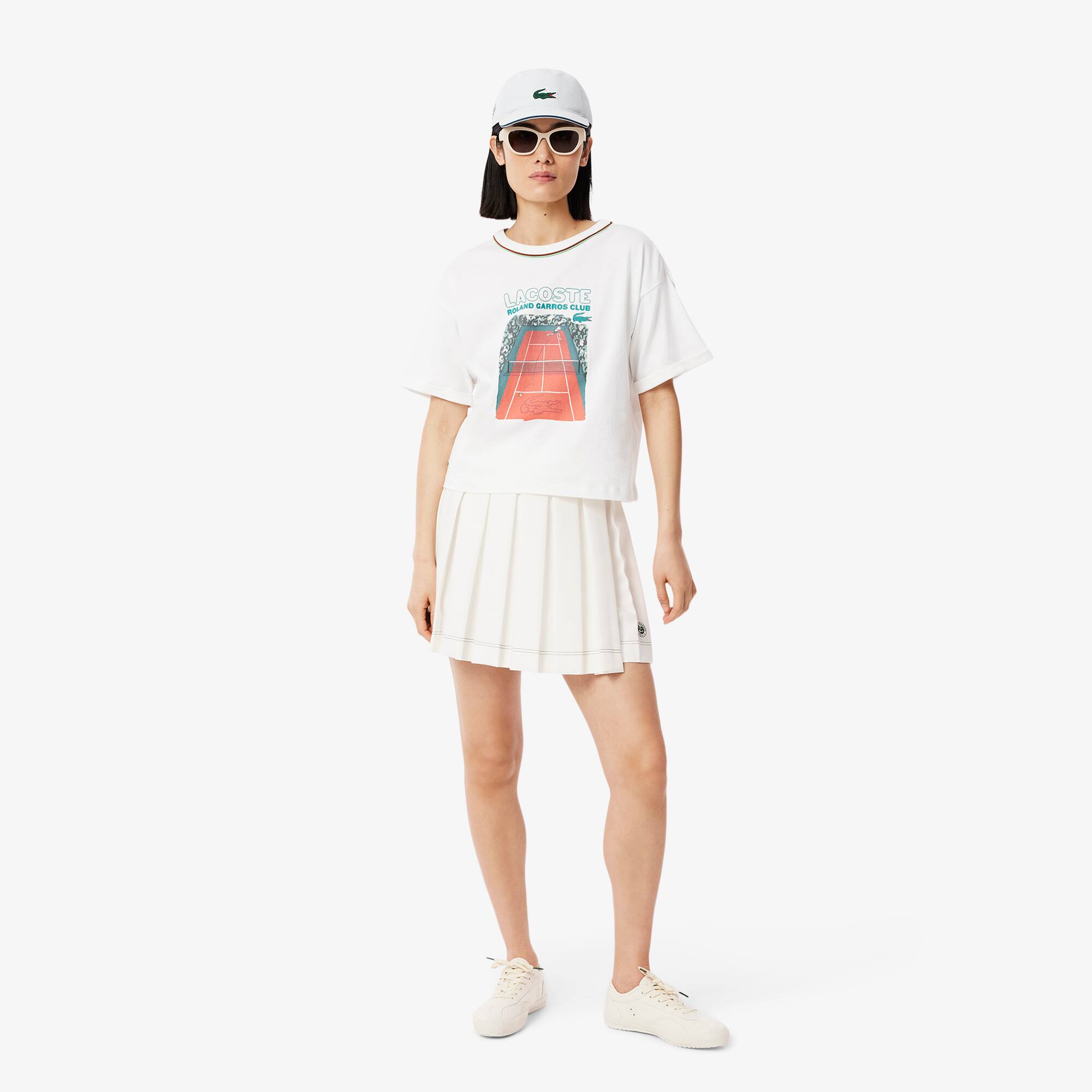 The iconic white pleated skirt new arrivals