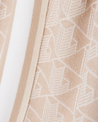 Slim Fit Monogram Jacquard Polo Shirt