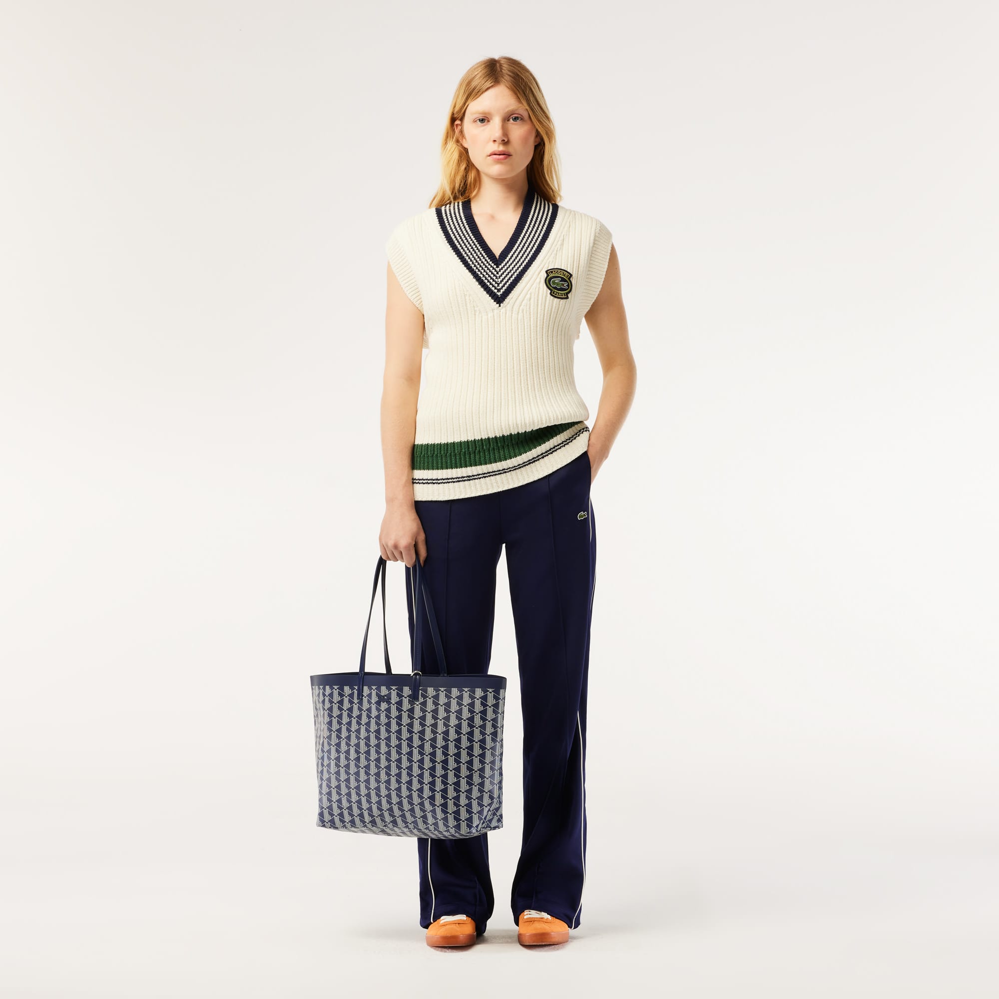 【Lacoste】レディース Zely トートバッグ ポーチ付き Women's Small Zely Tote with Pouch - Tote Bags - New In 2025