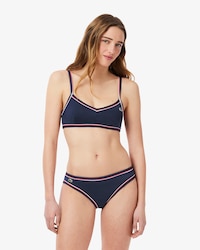 Trim Accent Swim Top