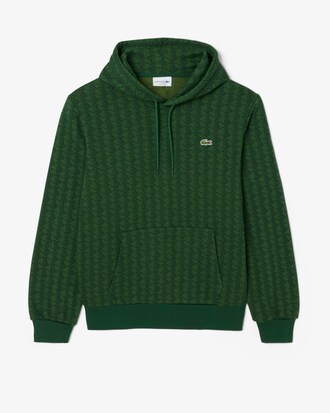 Monogram fleece hoodie