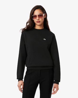 Relaxed Fit Fleece Crew Neck Sweatshirt