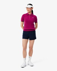 Short Sleeved Polo Collar Golf Sweater