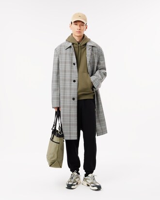 Loose Fit Badge Accent Hoodie