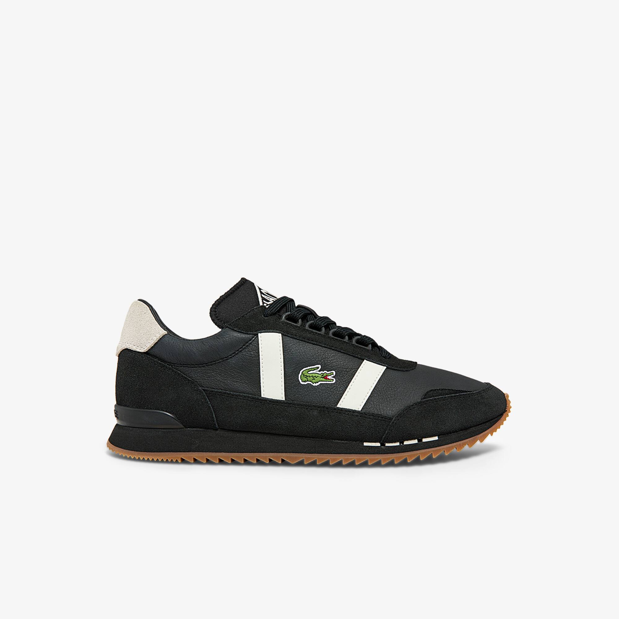 lacoste leather trainers