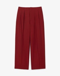 Runway Straight Fit Tailored Wool Pants