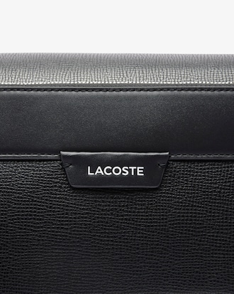 Ossian Flap Close Leather Satchel