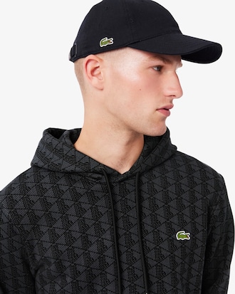 Monogram fleece hoodie