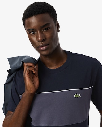 Colour-Block Cotton T-shirt