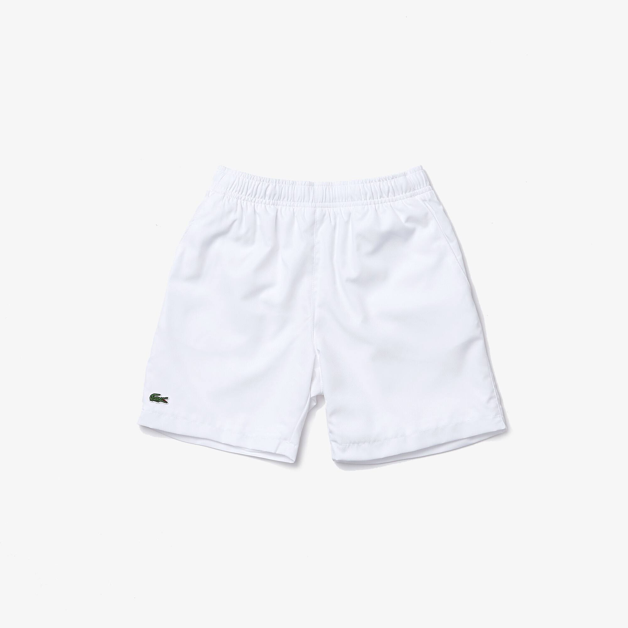 boys black lacoste shorts
