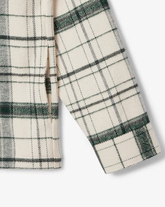 Cotton Plaid Overshirt