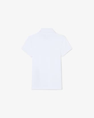 Scalloped Collar Piqu&eacute; Polo Shirt