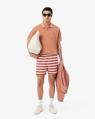 Striped Swim Trunks