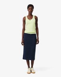 Cotton Midi Skirt