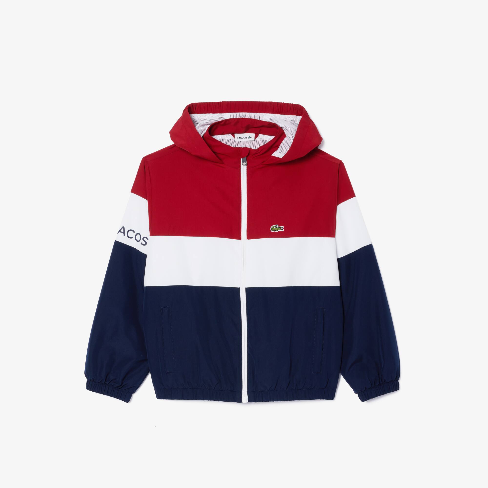 Zip Up Colour Block Hooded Jacket Boys Jackets Coats 2 8 years New In 2024 Lacoste