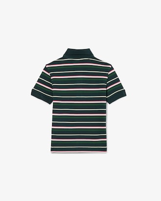 Contrast Stripe Petit Piqu&eacute; Polo Shirt