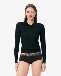 Stretch Cotton Logo Waist Shorts