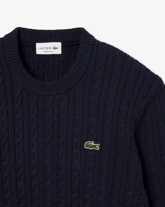 Cable Knit Cotton Sweater