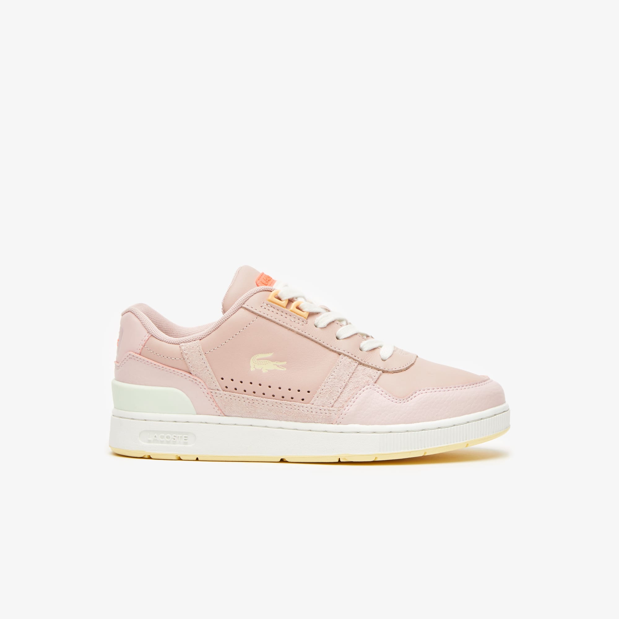 Pink lacoste sneakers discount