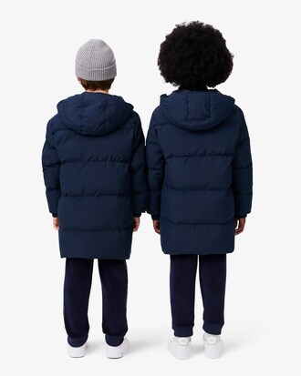 Long Recycled Fabric Puffer Jacket