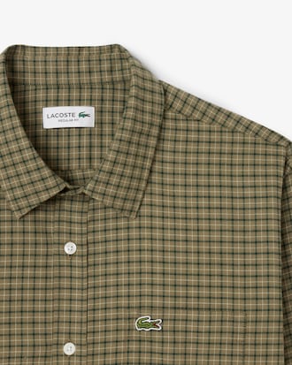 Regular Fit Plaid Flannel Shirt