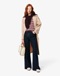 Long Sleeved Striped Jersey T-shirt