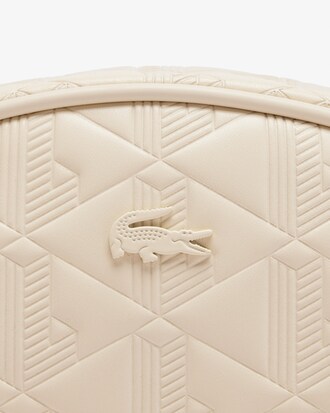 Maheki Oval Embossed Leather Purse