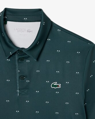 Regular Fit Printed Golf Polo Shirt