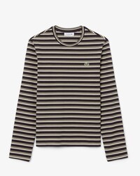 Long Sleeved Striped Jersey T-shirt