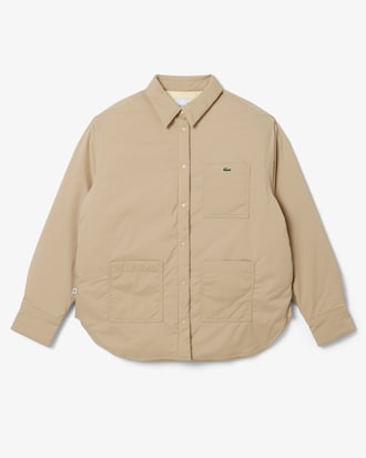 Water-Repellent Padded Overshirt