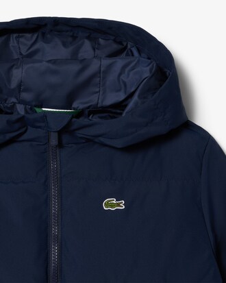 Long Recycled Fabric Puffer Jacket