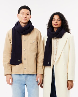 Ribbed Wool Scarf