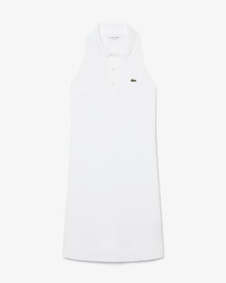 Sleeveless Piqu&eacute; Polo Dress