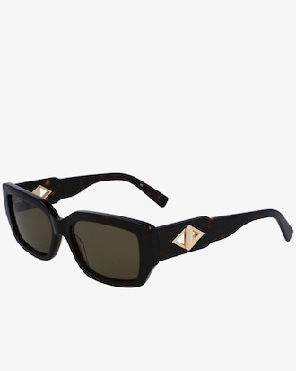 Rectangle Acetate Monogram Sunglasses