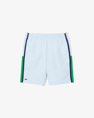 Lightweight Colour-Block Stripe Tennis Shorts