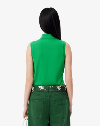 Slim Fit L.12.D Sleeveless Stretch Polo Shirt