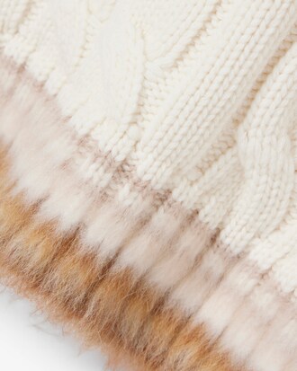 Runway Cable Knit Wool Sweater Vest