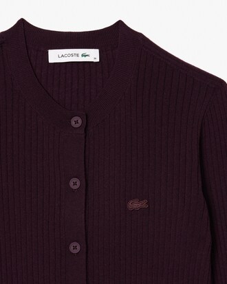 Merino Wool 3D Knit Cardigan