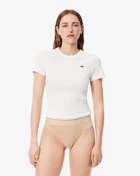 Logo Waist Stretch Cotton String Briefs