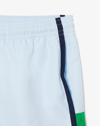 Lightweight Colour-Block Stripe Tennis Shorts
