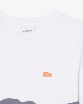 Croc Print Cotton T-shirt