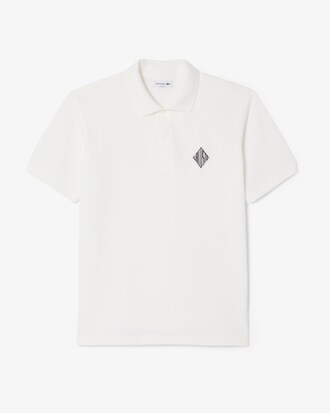 Classic Fit Badge Accent Piqu&eacute; Polo Shirt